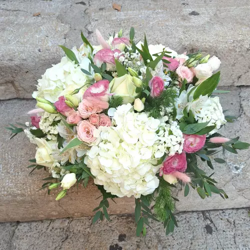 Panier de fleurs en douceur