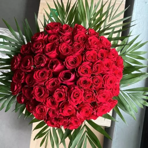 Bouquet de roses rouges