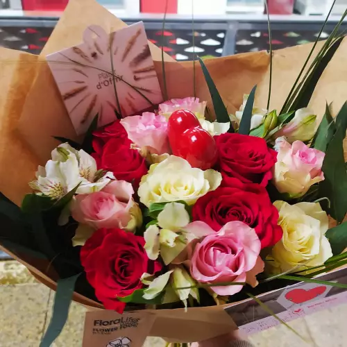 Bouquet rose rouge