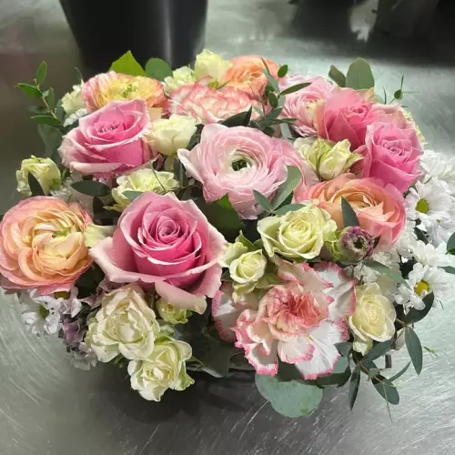 Compo rose tendresse