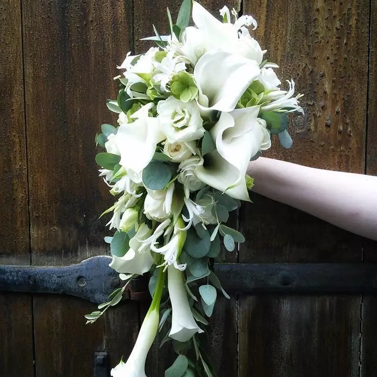 Bouquet de mariée cascade