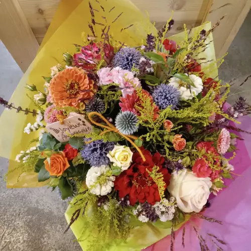bouquet champetre fleurs locales et françaises