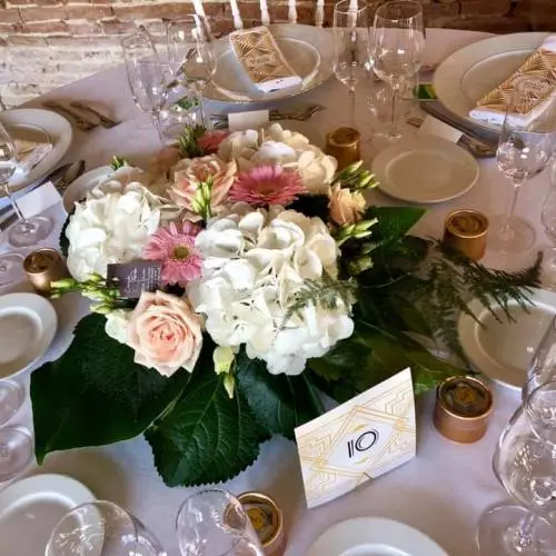 Centre de table rond
