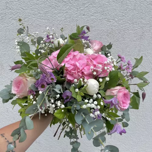 Bouquet hortensias