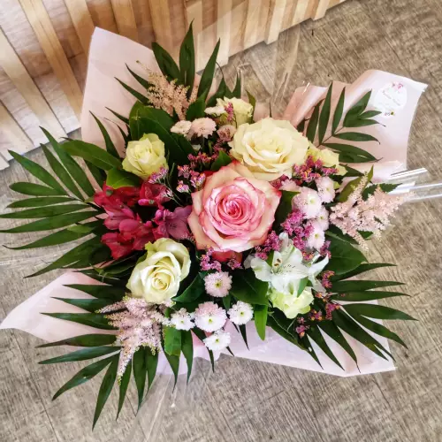 Bouquet bulle rose