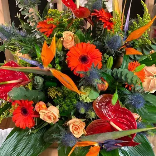 BOUQUET ROUGE / ORANGE