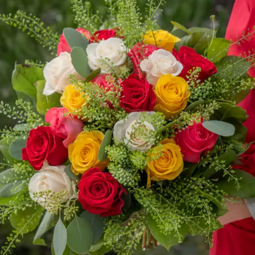 Bouquet de Roses Variées
