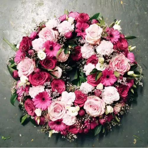 Couronne florale
