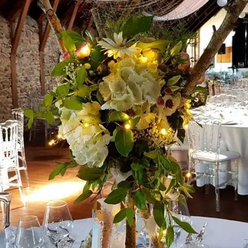 Centre de table illuminé