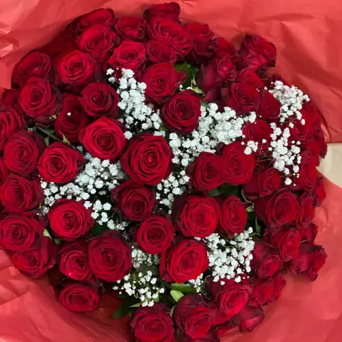 Bouquet de roses rouges
