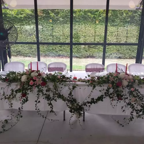 centre de table des mariées