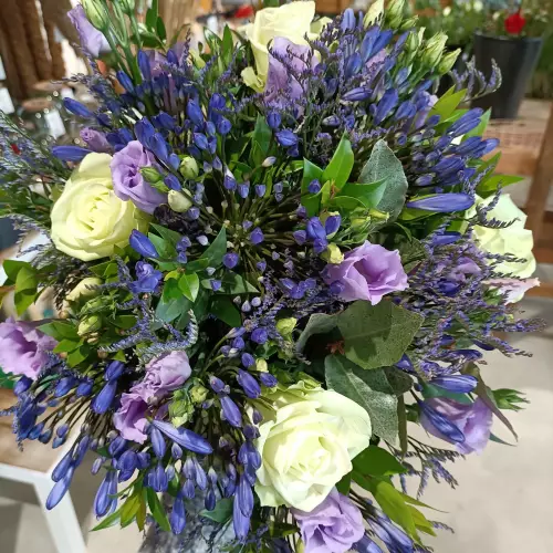 Fleurs bleues