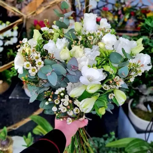 Bouquet surprise blanc