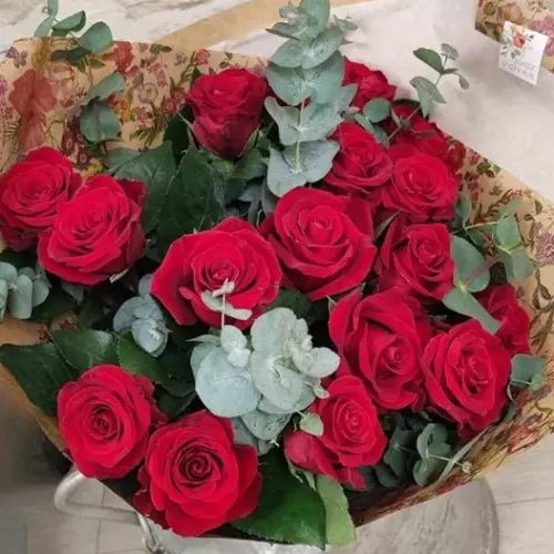 Bouquet de roses rouges