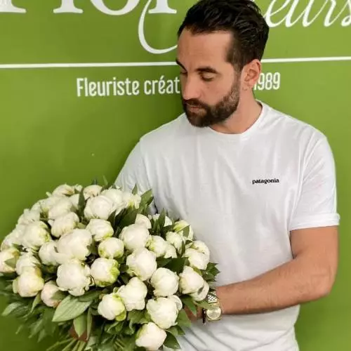 Bouquet de pivoines