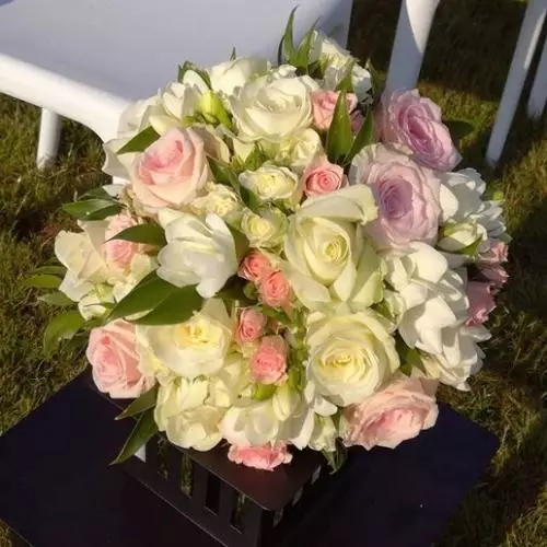 Bouquet de mariée rond