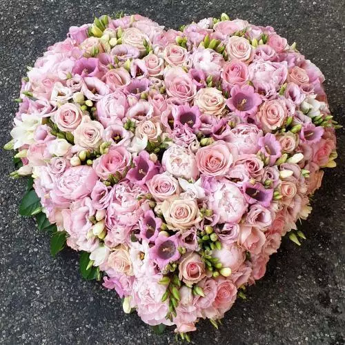 Coeur d'amour pastel