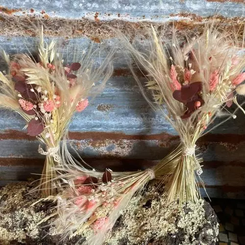 bouquets demoiselle d'honneur fleurs séchées