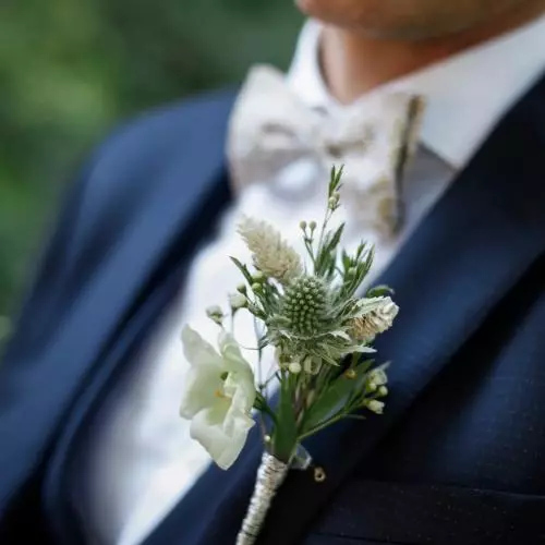 Boutonnière mariage