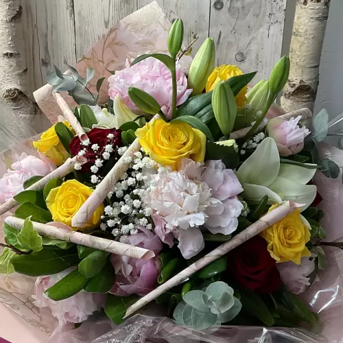 Bouquet pivoine